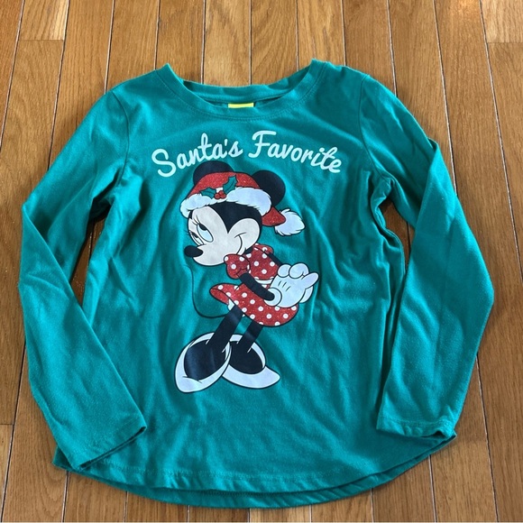 Justice Disney Christmas Pajama Set T-Shirt Hooded Sweatshirt Leggings Lot Sz 8 - Picture 5 of 12